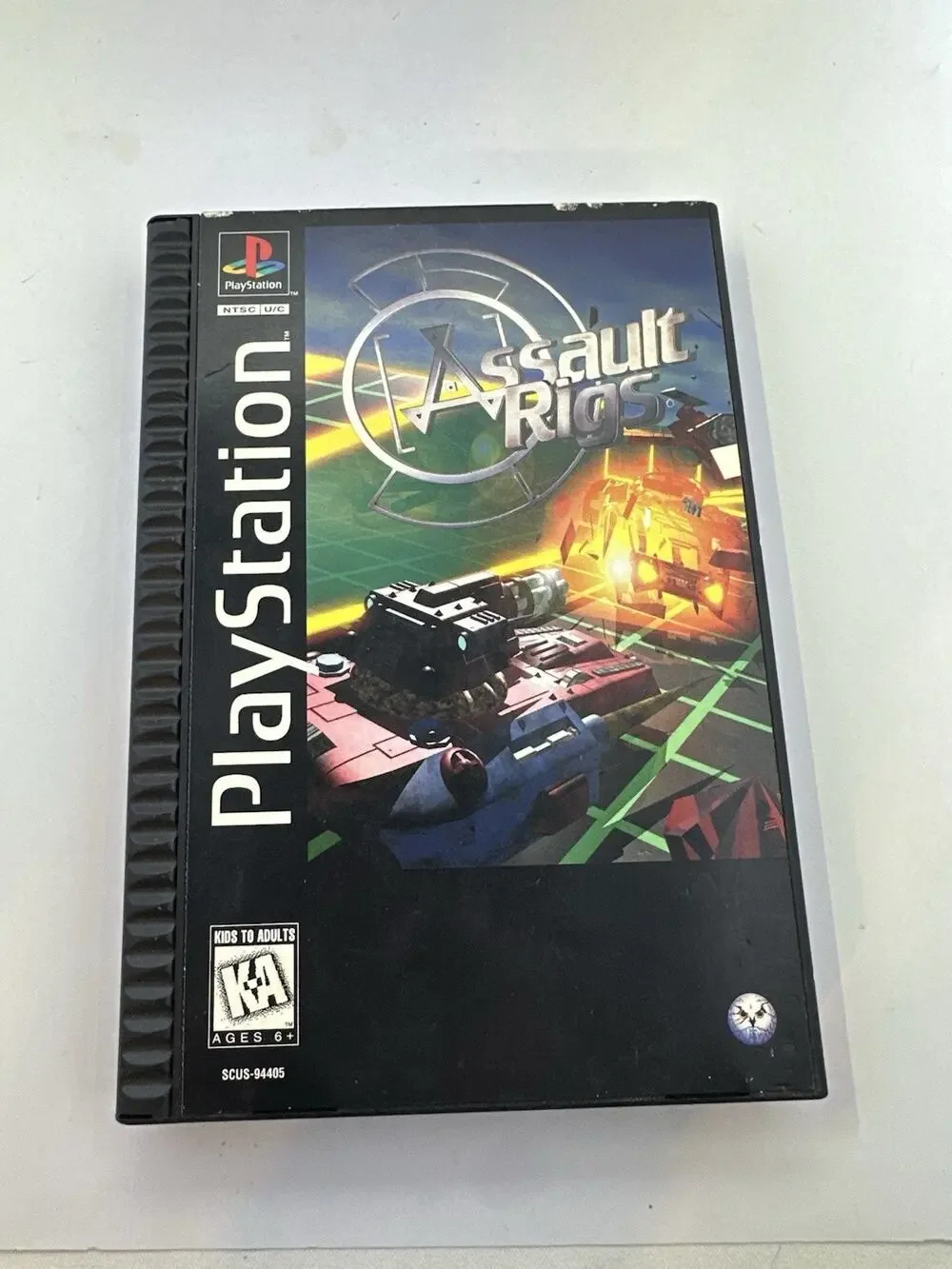 Assault Rigs Long Box Manual Sony PlayStation CIB PS1 Tested Retro Vintage Game